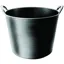 Red Gorilla Tubtrug Flexible Large 38L Bucket - Recyclable Black